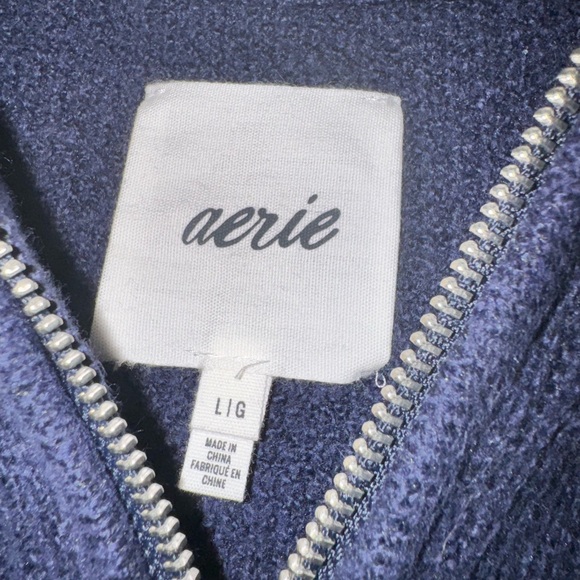 Aerie Navy Sweater Size L Oversized - Picture 2 of 6